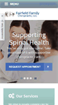 Mobile Screenshot of fairfieldfamilychiropractic.com