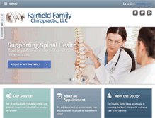 Tablet Screenshot of fairfieldfamilychiropractic.com